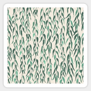 Willow Fronds by the Pond Sticker